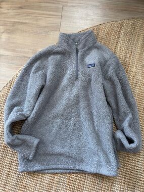 Patagonia Men's Gray Quarter-Zip Fleece Pullover